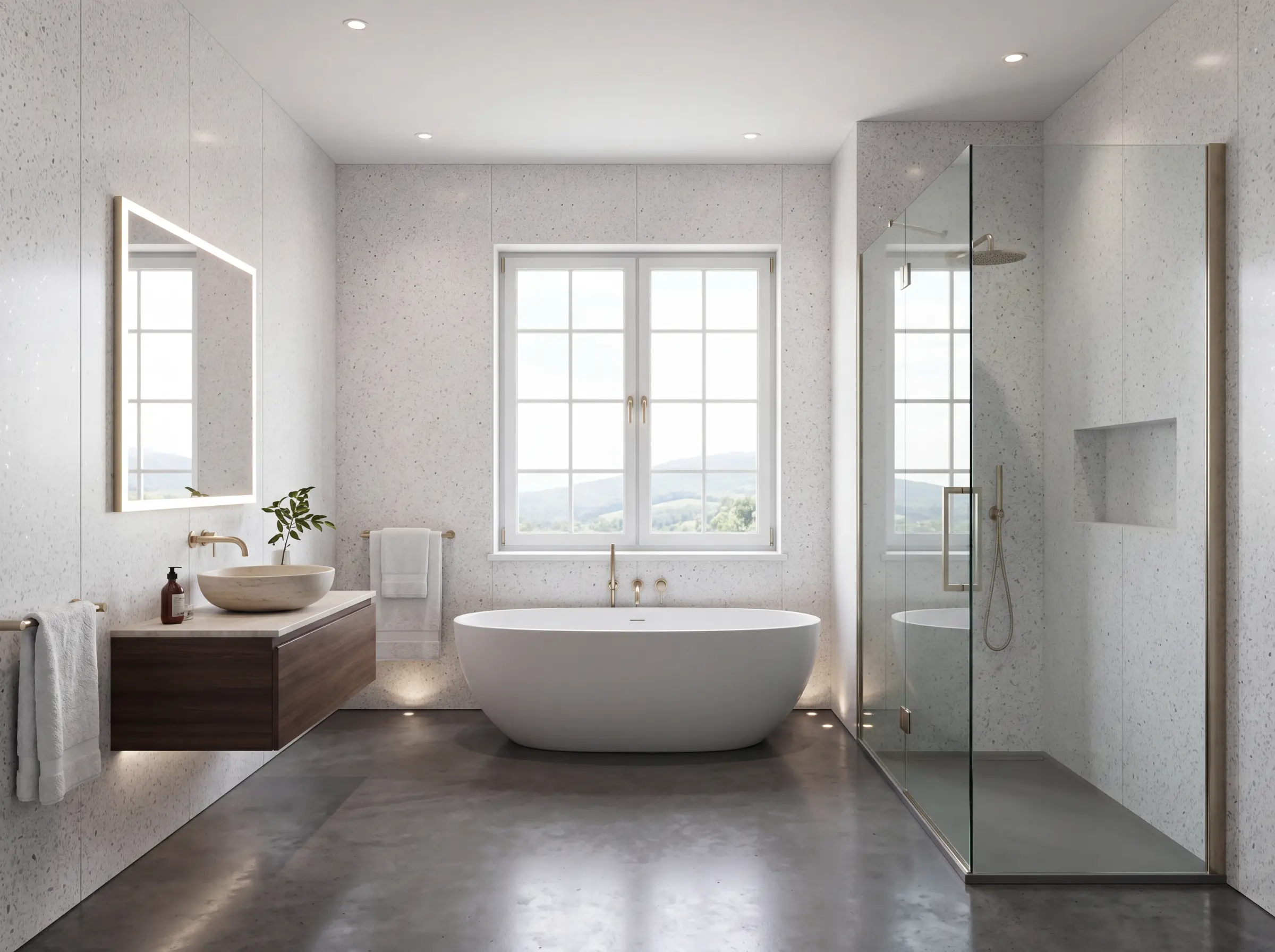 White Sparkle UPVC wall panel, Gloss finish