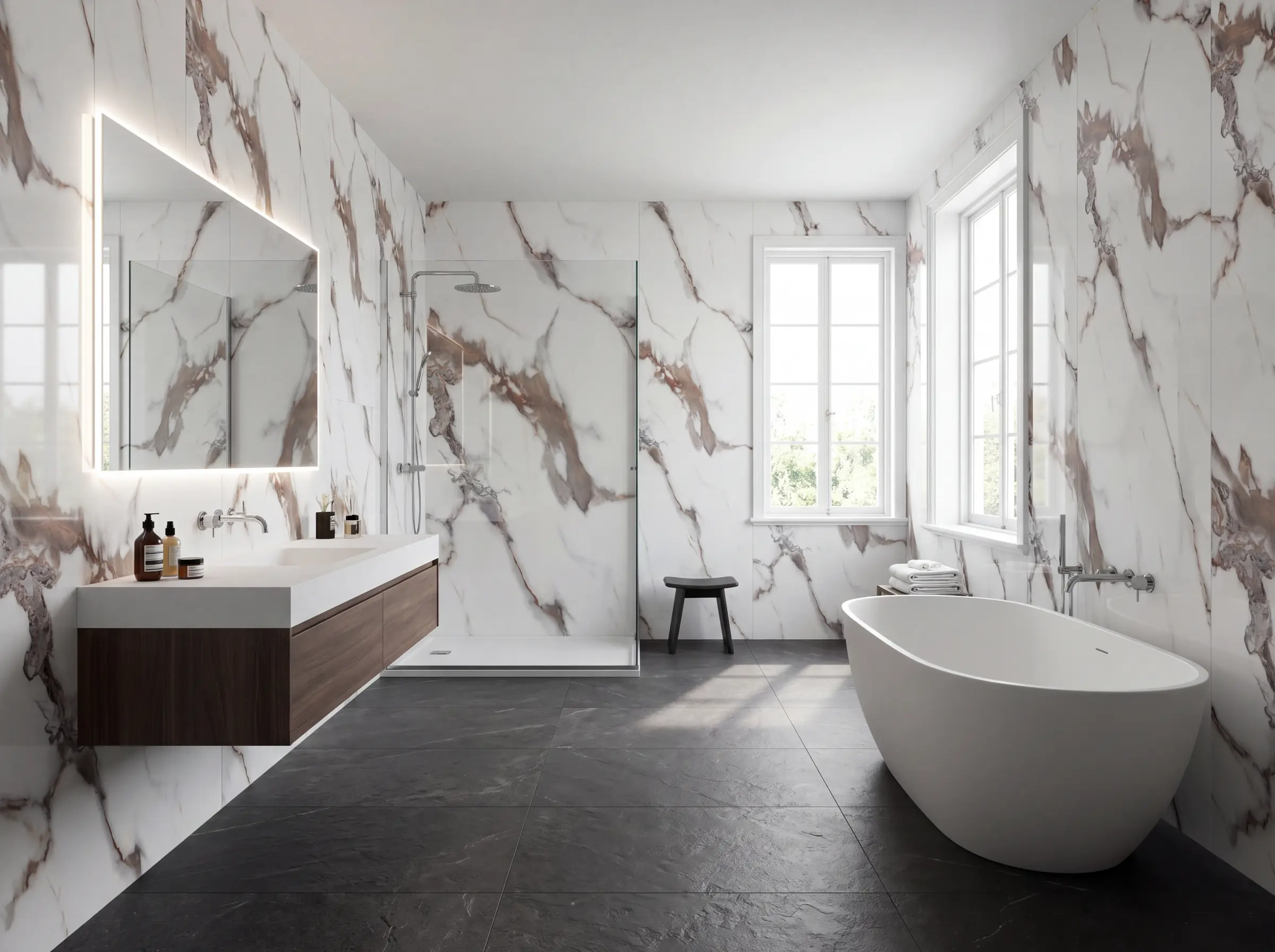 Blush Marble UPVC wall panel, Super Matt finish
